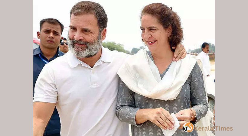 രാഹുല്‍ ഗാന്ധിയും പ്രിയങ്ക ഗാന്ധിയും വയനാട്ടിൽ