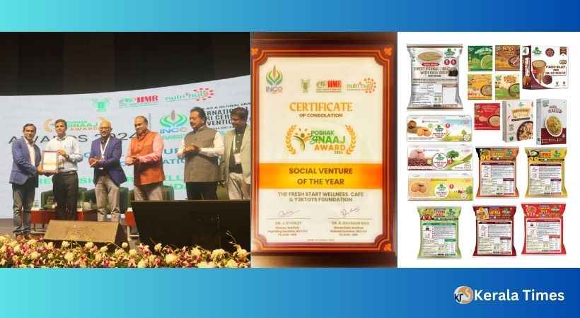 മില്ലറ്റ് ഉല്‍പ്പന്ന പ്രചാരണം, പിന്നോക്കവിഭാഗത്തിന് പോഷണം – മലയാളി സംരംഭത്തിന് ഇന്ത്യന്‍ ഇന്‍സ്റ്റിറ്റ്യൂട്ട് ഓഫ് മില്ലറ്റ് റിസര്‍ച്ച് പുരസ്‌കാരം