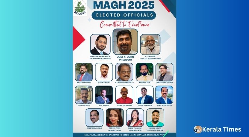 2025 MAGH ൻ്റെ  ഔദ്യോഗിക ഭരണസമിതിയെ പ്രഖ്യാപിച്ചു.