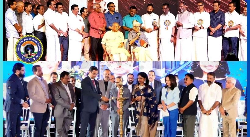 ഇന്ത്യ പ്രസ് ക്ലബ് ഓഫ് നോർത്ത് അമേരിക്കയുടെ മാധ്യമശ്രീ പുരസ്‌കാരവേദിയിൽ ‘പയനിയർ’ പുരസ്‌കാരങ്ങൾ നൽകി മുതിർന്ന മാധ്യമപ്രവർത്തകരെ ആദരിക്കുന്നു.
