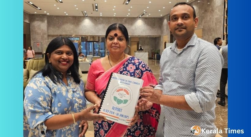എ ഐ സി സി സെക്രട്ടറി ദീപാ ദാസ് മുൻഷിയുമായി ഓ ഐ സി സി (യു കെ) നേതാക്കൾ കൂടിക്കാഴ്ച നടത്തി; സംഘടനയുടെ മൂന്ന് മാസത്തെ പ്രവർത്തന റിപ്പോർട്ട് സമർപ്പിച്ചു.