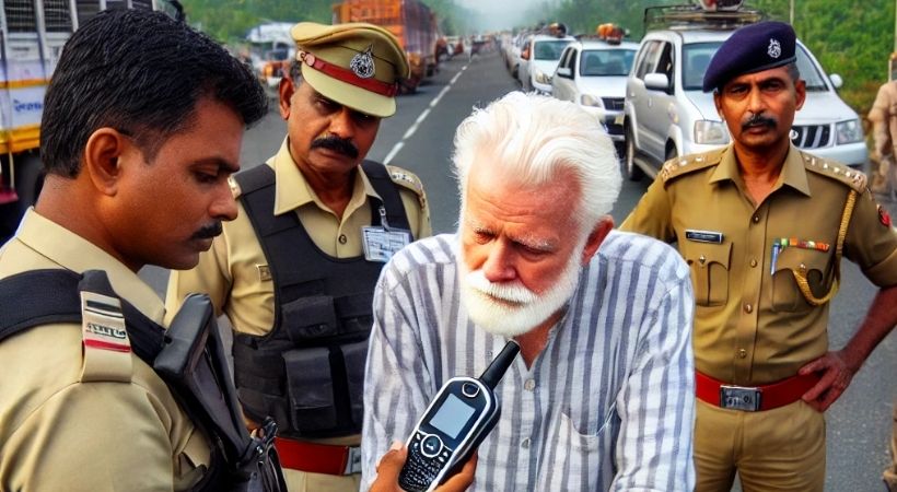 കോട്ടയത്ത് ഇസ്രയേലി സ്വദേശി സാറ്റലൈറ്റ് ഫോണുമായി പിടിയിൽ; എൻഐഎയും ഇന്റലിജൻസും ചോദ്യം ചെയ്തു
