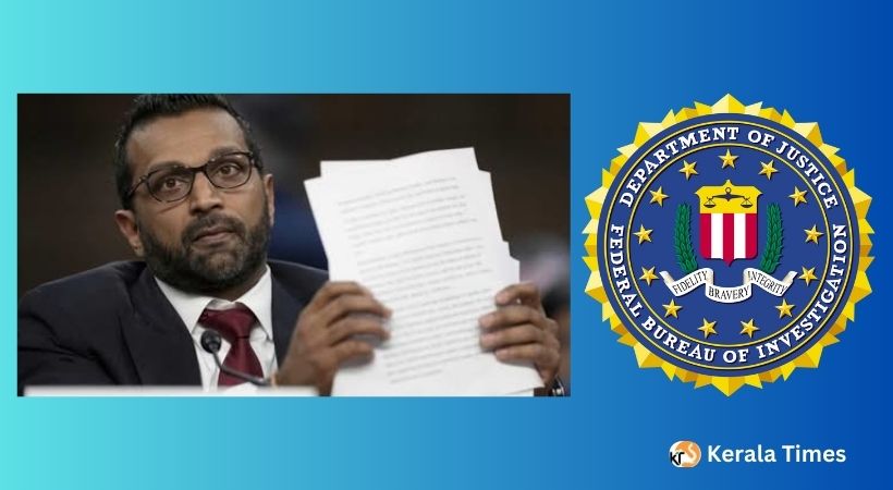 ഇന്ത്യൻ വംശജൻ കാഷ് പട്ടേൽ എഫ്ബിഐ ഡയറക്ടർ,സെനറ്റ് സ്ഥിരീകരിച്ചു