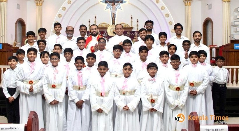 കൊപ്പേൽ ഇടവകയിൽ പുതുതായി 22 കുട്ടികൾ അൾത്താര ശുശ്രൂഷയിലേക്ക് പ്രവേശിച്ചു