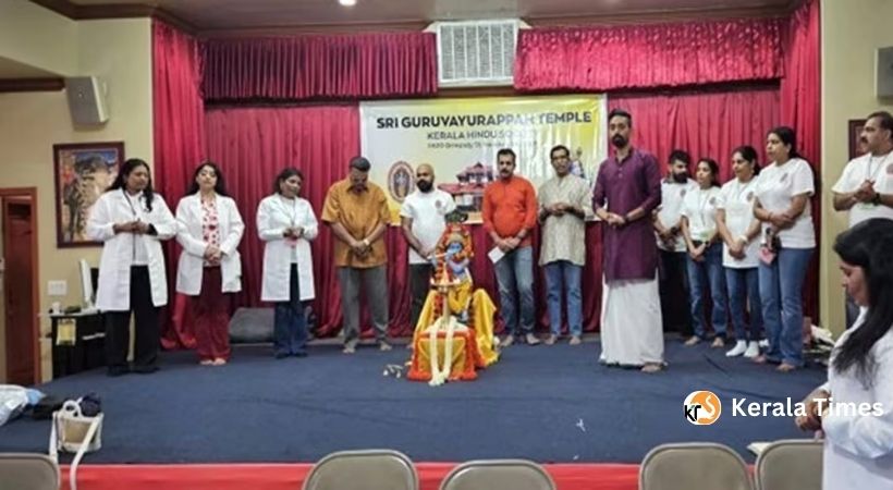 ഹൂസ്റ്റൺ ശ്രീഗുരുവായൂരപ്പൻ ക്ഷേത്രത്തിൽ സൗജന്യ മെഡിക്കൽ ക്യാംപ് വിജയകരമായി