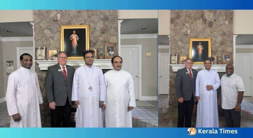 മേയർ ട്രെയ്‌ കിംഗ് തറയിൽ പിതാവിനെ സന്ദർശിച്ചു.