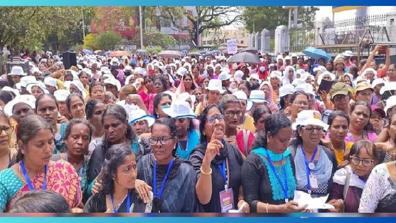 ആശാ തൊഴിലാളികളുടെ സമരം ശക്തമാകുന്നു; 24ന് കൂട്ട ഉപവാസം