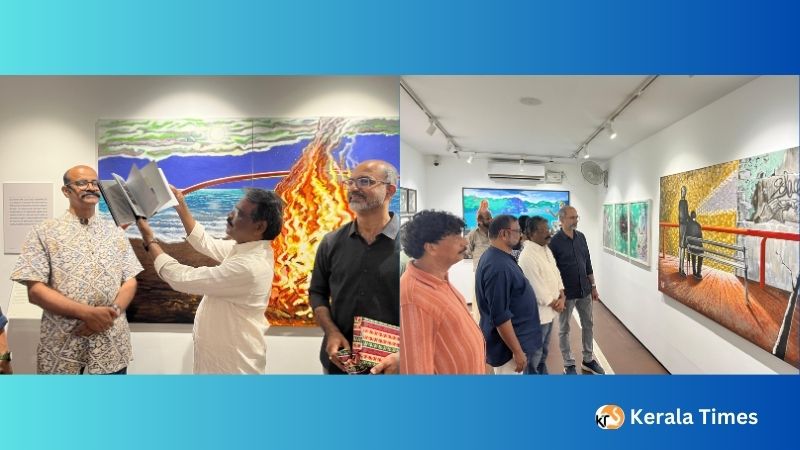 മനോജ് വൈലൂരിന്റെ തെരഞ്ഞെടുത്ത സൃഷ്ടികളുടെ പ്രദര്‍ശനത്തിന് കോട്ടയത്ത് തുടക്കമായി.