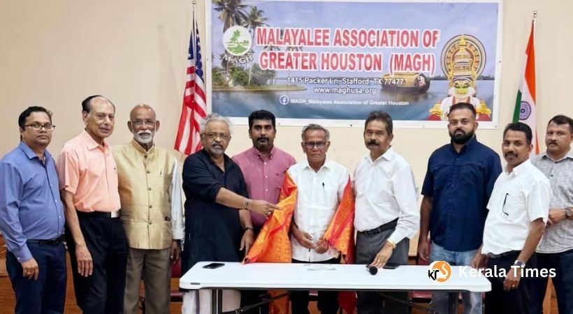 ഇന്ത്യയുടെ അഭിമാനമായി എം.ജെ. ജേക്കബ് – ഹൂസ്റ്റണിൽ മലയാളി അസോസിയേഷന്റെ മഹത്തായ സ്വീകരണം