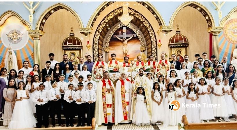 ശുദ്ധതയും ആത്മാർഥതയും നിറഞ്ഞ ദിവ്യകാരുണ്യാഘോഷം ഷിക്കാഗോ സെന്റ് മേരീസ് ക്നാനായ ഇടവകയിൽ
