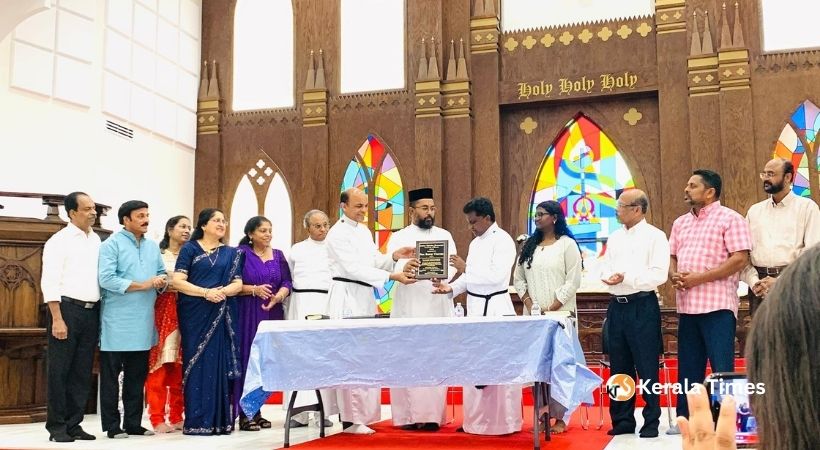ഇന്ത്യൻ ക്രിസ്ത്യൻ എക്യൂമെനിക്കൽ കമ്മ്യൂണിറ്റി ഓഫ് ഹൂസ്റ്റൺ വൈദികർക്ക് യാത്രയയപ്പ് നൽകി