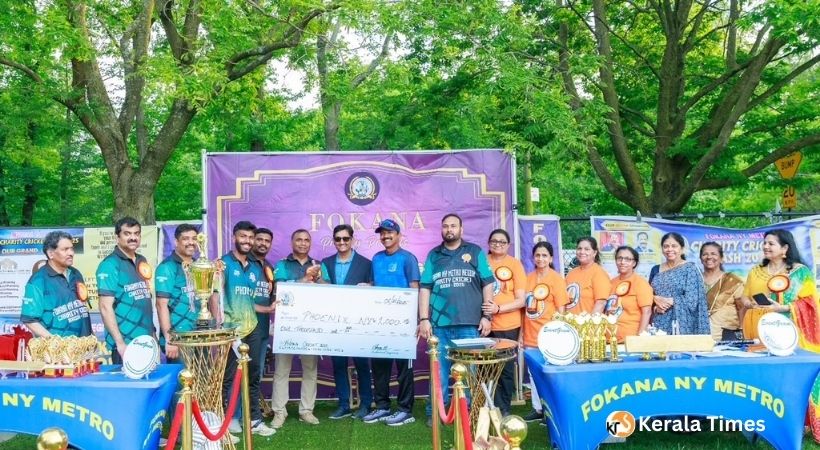 ഫൊക്കാന ന്യൂയോർക്ക് മെട്രോ ചാരിറ്റി ക്രിക്കറ്റ് ബാഷ് 2025 വർണ്ണാഭമായി