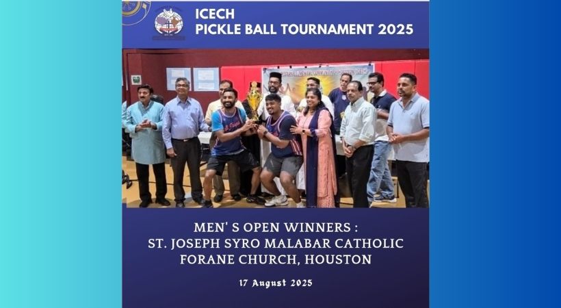 ഐസിഇസിഎച്ച്  പ്രഥമ പിക്കിൾബോൾ ടൂർണമെന്റ് ; സെന്റ് ജോസഫ്, സെന്റ് ജെയിംസ്, സെന്റ് തോമസ് ടീമുകൾ ജേതാക്കൾ       