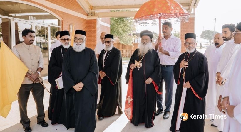 പരിശുദ്ധ കാതോലിക്കാ ബാവയ്ക്ക് സെൻറ് ജോർജ് ഓർത്തഡോക്സ് ദേവാലയത്തിൽ ഊഷ്മള സ്വീകരണം