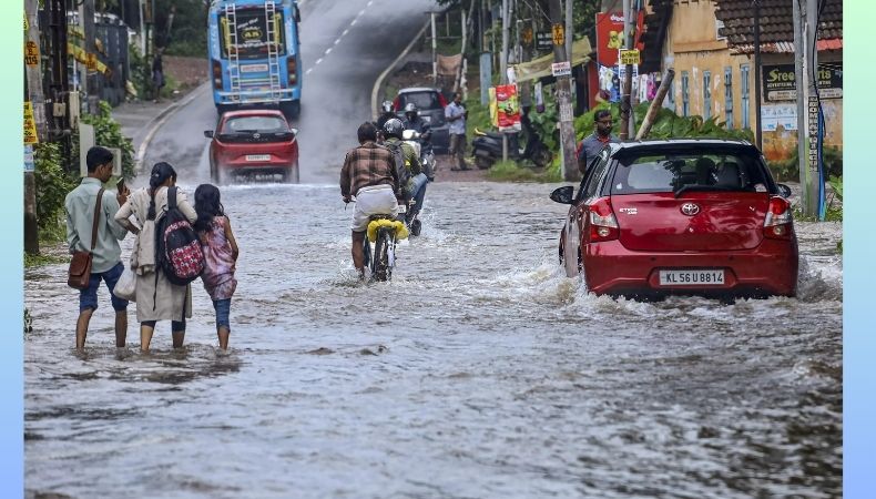 സംസ്ഥാനത്ത് ശക്തമായ മഴ; എട്ട് ജില്ലകളിൽ യെലോ അലർട്ട്