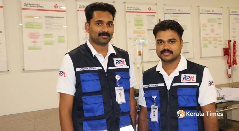 അബുദാബിയിലേക്കുള്ള വിമാനയാത്രയ്ക്കിടെ ബോധരഹിതനായ യാത്രക്കാരന്റെ ജീവൻ രക്ഷിച്ച് രണ്ട് മലയാളി നഴ്സുമാർ മാതൃകയായി