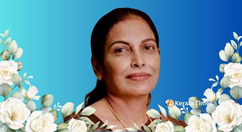 റെജി വർഗീസിന്റെ സഹോദരി  മോളി ജോസ് അന്തരിച്ചു.