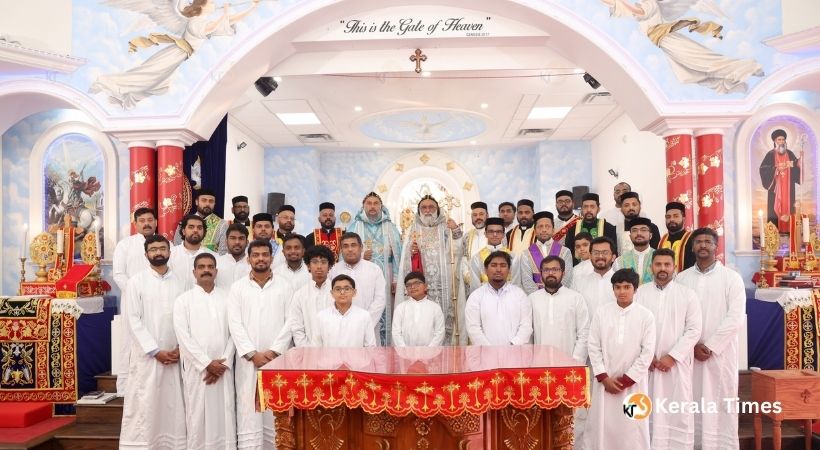 മിസിസാഗ സെന്റ് മേരീസ് സിറിയക് ഓർത്തഡോക്സ് പള്ളിയിൽ ശ്രേഷ്ഠ ബാവായ്ക്ക് അതിവിശിഷ്ട സ്വീകരണവും വി. കുർബ്ബാനയും