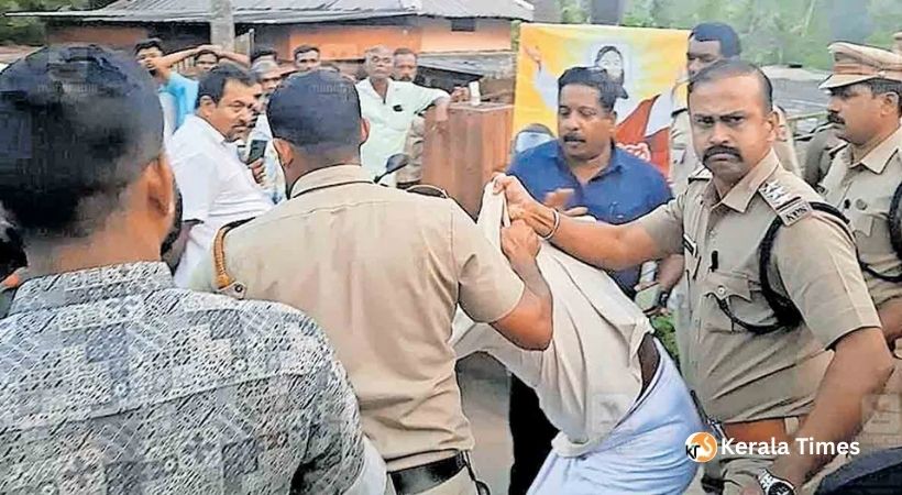 കിഴക്കമ്പലത്ത് വോട്ടെടുപ്പിനിടെ സംഘർഷം; മാധ്യമ പ്രവർത്ത കരുമായി വാക്കേറ്റം വിവാദത്തിൽ