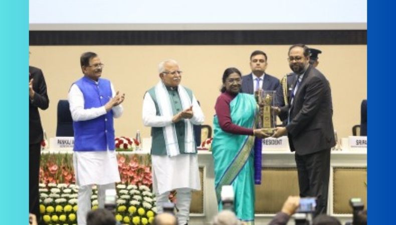 2025ലെ ദേശീയ ഊര്‍ജ്ജ സംരക്ഷണ അവാര്‍ഡ് ഇന്ത്യന്‍ രാഷ്ട്രപതി ക്രോംപ്ടണ് സമ്മാനിച്ചു