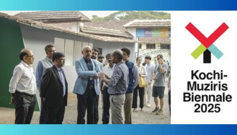 കൊച്ചി മുസിരിസ് ബിനാലെ സന്ദര്‍ശിച്ച് പ്രധാനമന്ത്രി ഓഫീസ് ഉപദേഷ്ടാവ് തരുൺ കപൂർ