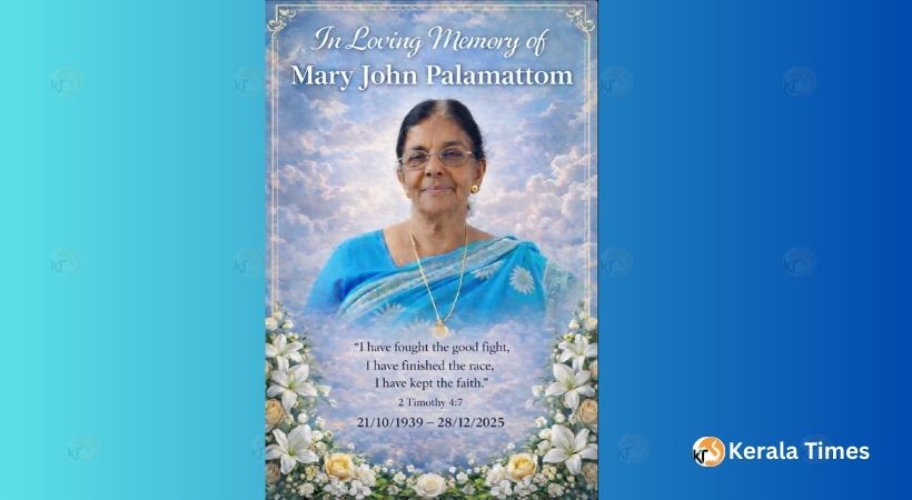 മേരി ജോൺ പാലമറ്റം (88) നിര്യാതയായി