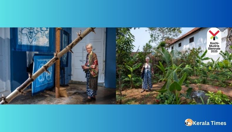 ബിനാലെ സന്ദർശിച്ച് ലണ്ടനിലെ ടേറ്റ് ആർട്ട് മ്യൂസിയം ഡയറക്ടർ മരിയ ബാൽഷോ.
