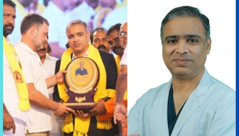 ഡോ. ഫദ്ല്‍ എച്ച്. വീരാന്‍കുട്ടി പുരസ്‌കാരം ഏറ്റുവാങ്ങി.