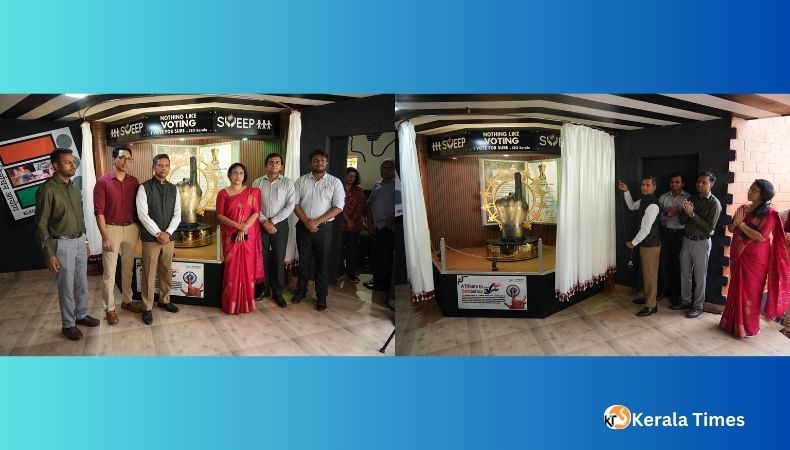 ഡിഫറന്റ് ആര്‍ട് സെന്ററില്‍ ത്രീഡി പ്രിന്റഡ് ഡെമോക്രസി മെമെന്റോ പ്രകാശനം ചെയ്തു.