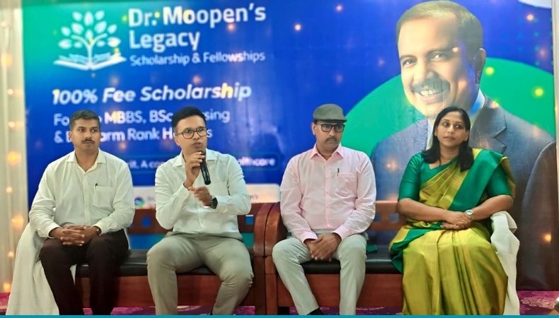 ഡോ. മൂപ്പൻസ് ലെഗസി സ്കോളർഷിപ്പിലും ഫെലോഷിപ്പുകളിലും സീറ്റുകൾ വർദ്ധിപ്പിച്ചു; 45 വിദ്യാർത്ഥികൾക്ക് ആനുകൂല്യം; എം.ബി.ബി.എസിന് പൂർണ്ണ ഫീസ് ഇളവ് തുടരും
