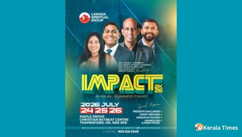 ‘IMPACT 2K26’ വാർഷിക സമ്മർ ക്യാമ്പ് ജൂലൈ 24–26; ആത്മീയ സംഗമത്തിന് ഒരുക്കങ്ങൾ പൂർത്തിയായി