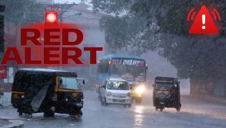 മഴ മുന്നറിയിപ്പിൽ മാറ്റം; ഒമ്പത് ജില്ലകളിൽ റെഡ് അലർട്ട്, അഞ്ച് നദികളിൽ ജലനിരപ്പ് ഉയരുന്നു; മഴക്കെടുതിയിൽ അഞ്ച് മരണം