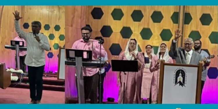 കാർമൽ പെന്തക്കോസ്ത് ചർച്ച് കൺവെൻഷന്റെ രണ്ടാം ദിനം; പാസ്റ്റർ റെജി മാത്യു വചനപ്രഘോഷണം നടത്തി