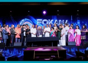 ഫൊക്കാന വേദിയിൽ അടൂരിന് ആദരം; പിറന്നാൾ മധുരത്തിൽ നിറഞ്ഞ അപൂർവ നിമിഷം.