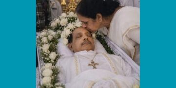 ഭർത്താവിന്റെ അന്ത്യചുംബനത്തിന് പിന്നാലെ ഭാര്യയും യാത്രയായി; പാലായിൽ കണ്ണീരോർമ്മയായി കുര്യച്ചനും ഷേർലിയും