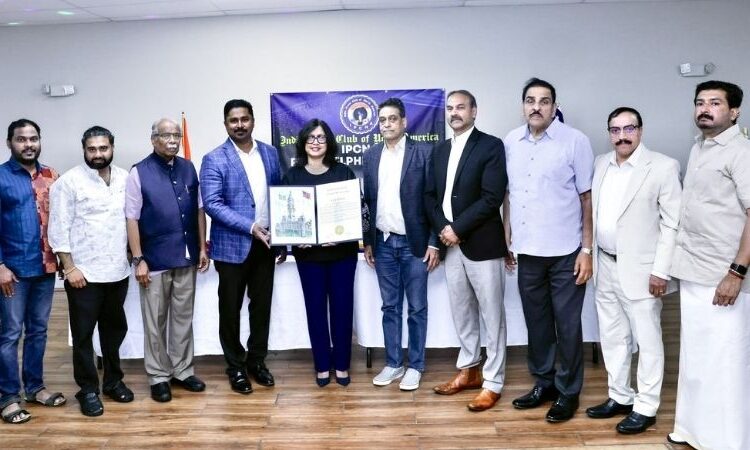 ജേർണലിസത്തിന്റെ സേവന ശക്തിയായി ഇന്ത്യാ പ്രസ് ക്ലബ് ഓഫ് നോർത്ത് അമേരിക്ക: ഫിലഡൽഫിയ ചാപ്റ്ററിന്  പ്രൗഢ പ്രവർത്തനോദ്ഘാടനം