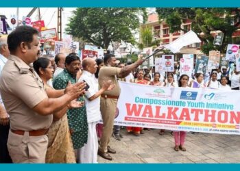 കാരണ്യസന്ദേശവുമായി ആല്ഫ പാലിയേറ്റീവ് കെയര് വാക്കത്തോണ് കൊല്ലത്ത് നടന്നു.