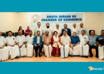 ജോസ് കെ. മാണിക്കും നിഷാ ജോസിനും സൗത്ത് ഇന്ത്യൻ യു.എസ്. ചേംബർ ഓഫ് കൊമേഴ്‌സിന്റെ ഗംഭീര സ്വീകരണം